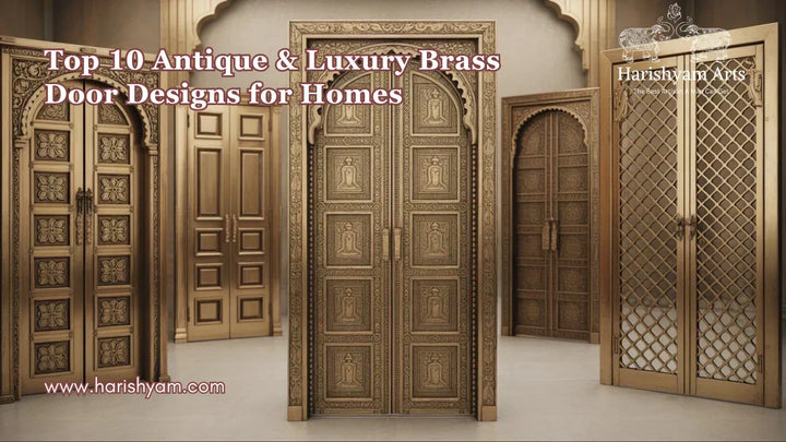 2026’s Best Antique & Luxury Brass Door Designs for Homes