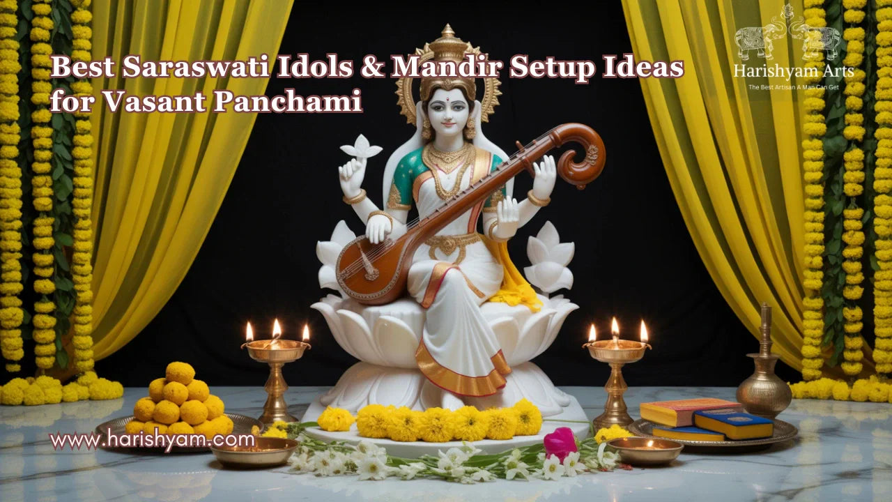 Best Saraswati Idols & Mandir Setup Ideas for Vasant Panchami 2026