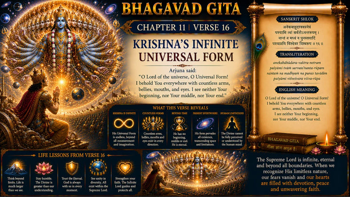 Bhagavad Gita Chapter 11 Verse 19 Meaning in Hindi & English
