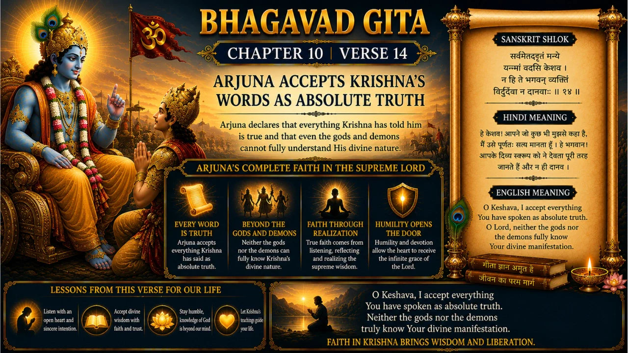 Bhagavad Gita Chapter 10 Verse 16 Meaning in Hindi & English
