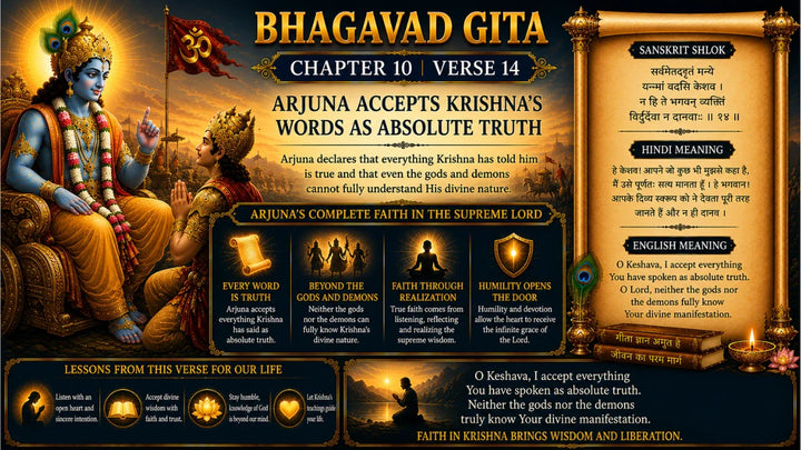 Bhagavad Gita Chapter 10 Verse 16 Meaning in Hindi & English
