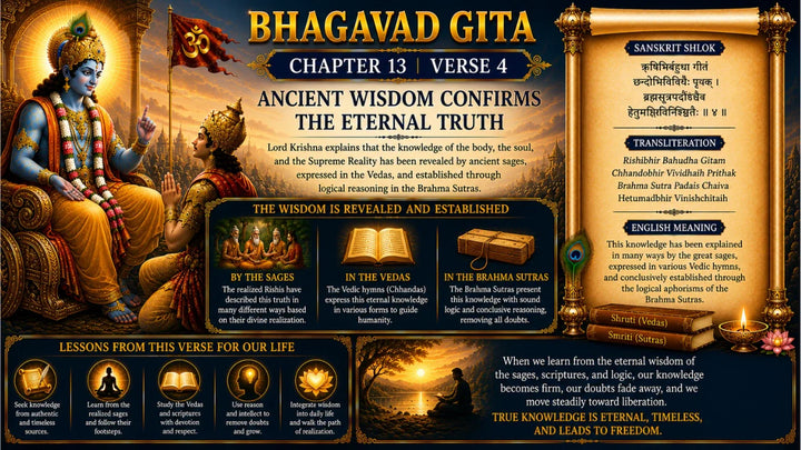 Bhagavad Gita Chapter 13, Verse 28 Meaning in Hindi & English