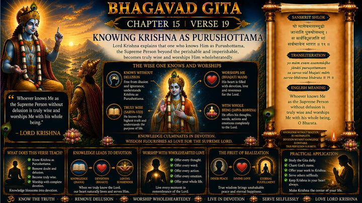Bhagavad Gita Chapter 15, Verse 19 Meaning in Hindi & English