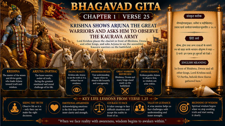 Bhagavad Gita Chapter 2 Verse 25 Meaning in Hindi & English