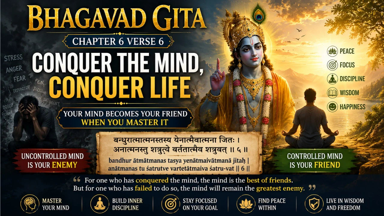 Bhagavad Gita Chapter 6 Verse 9 Meaning in Hindi & English