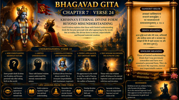 Bhagavad Gita Chapter 8 Verse 24 Meaning in Hindi & English