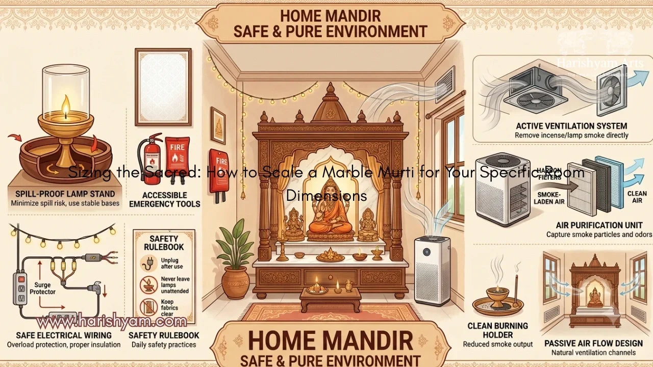 Fire Safety and Smoke Management in Indoor Home Temples