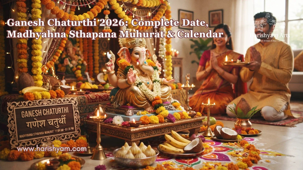 Ganesh Chaturthi 2026: Complete Date, Madhyahna Sthapana Muhurat & Calendar