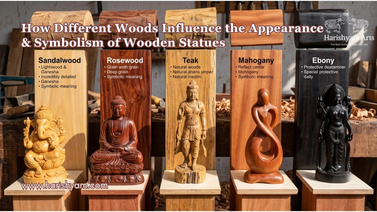 How Different Woods Influence the Appearance and Symbolism of Wooden Statues