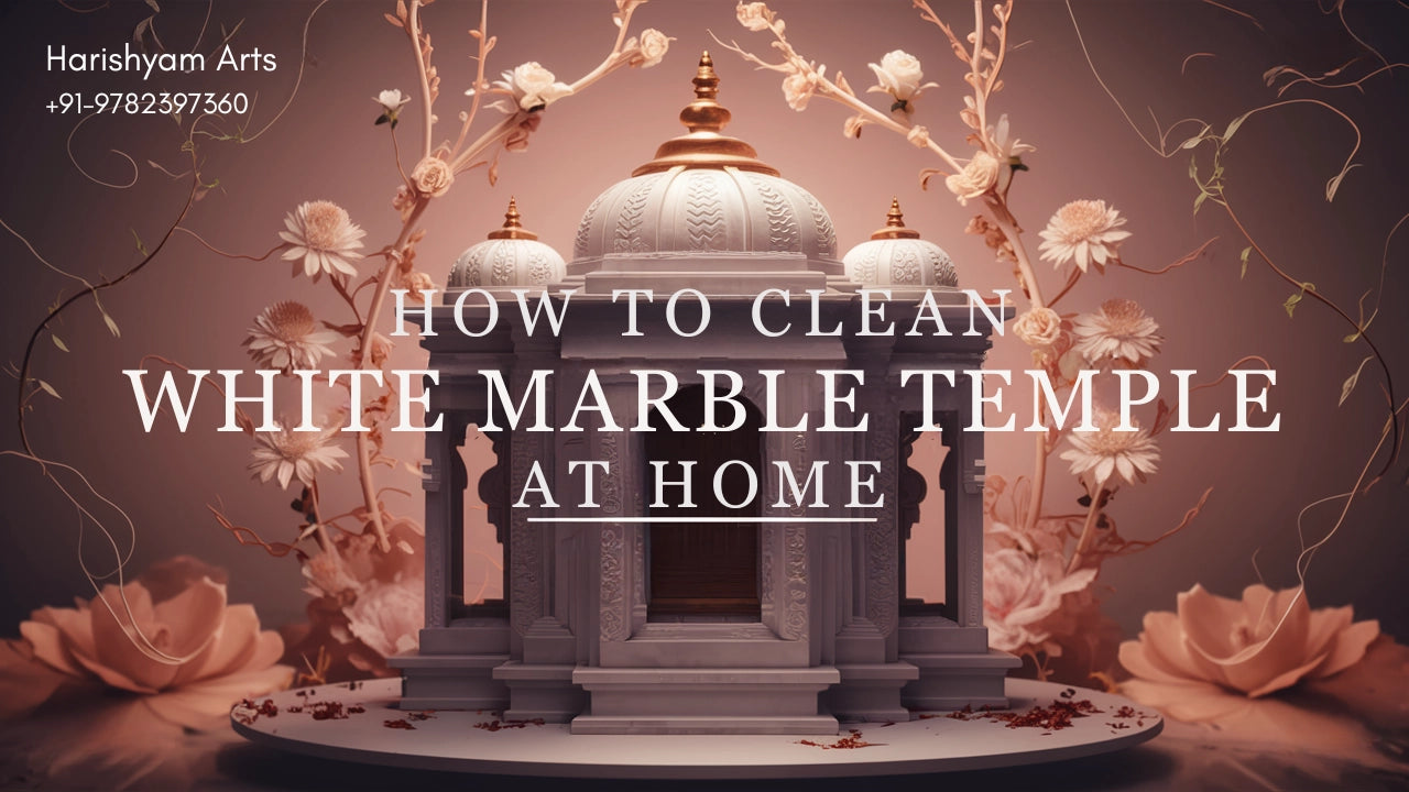 How to Clean Marble Temple at Home | घर पर संगमरमर के मंदिर को कैसे साफ करें