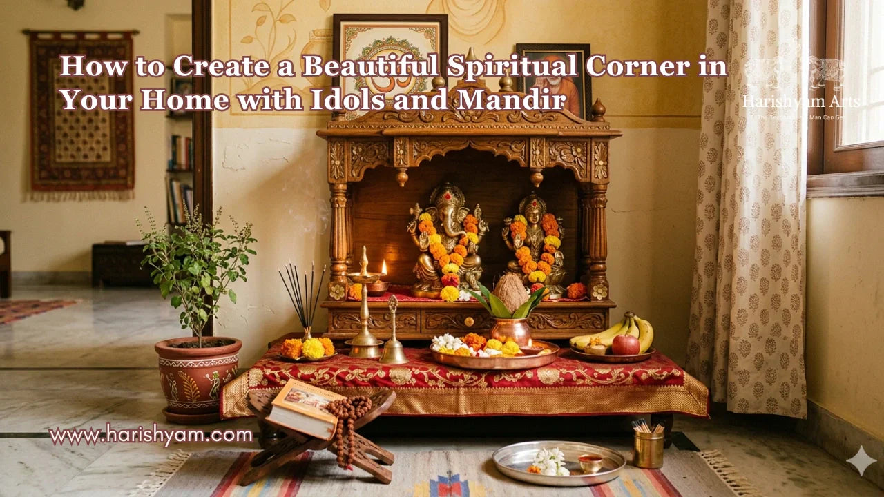 How to Create a Beautiful Spiritual Corner in Your Home with Idols and Mandir