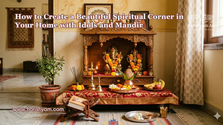 How to Create a Beautiful Spiritual Corner in Your Home with Idols and Mandir