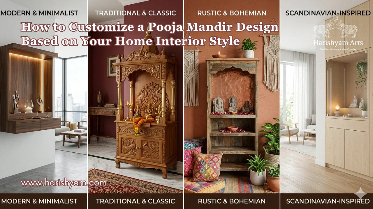 How to Customize a Pooja Mandir Design Based on Your Home Interior Style