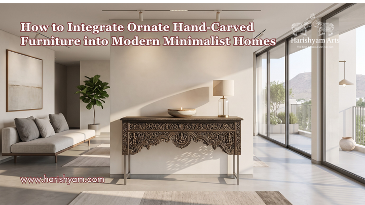 How to Integrate Ornate Hand-Carved Furniture into Modern Minimalist Homes