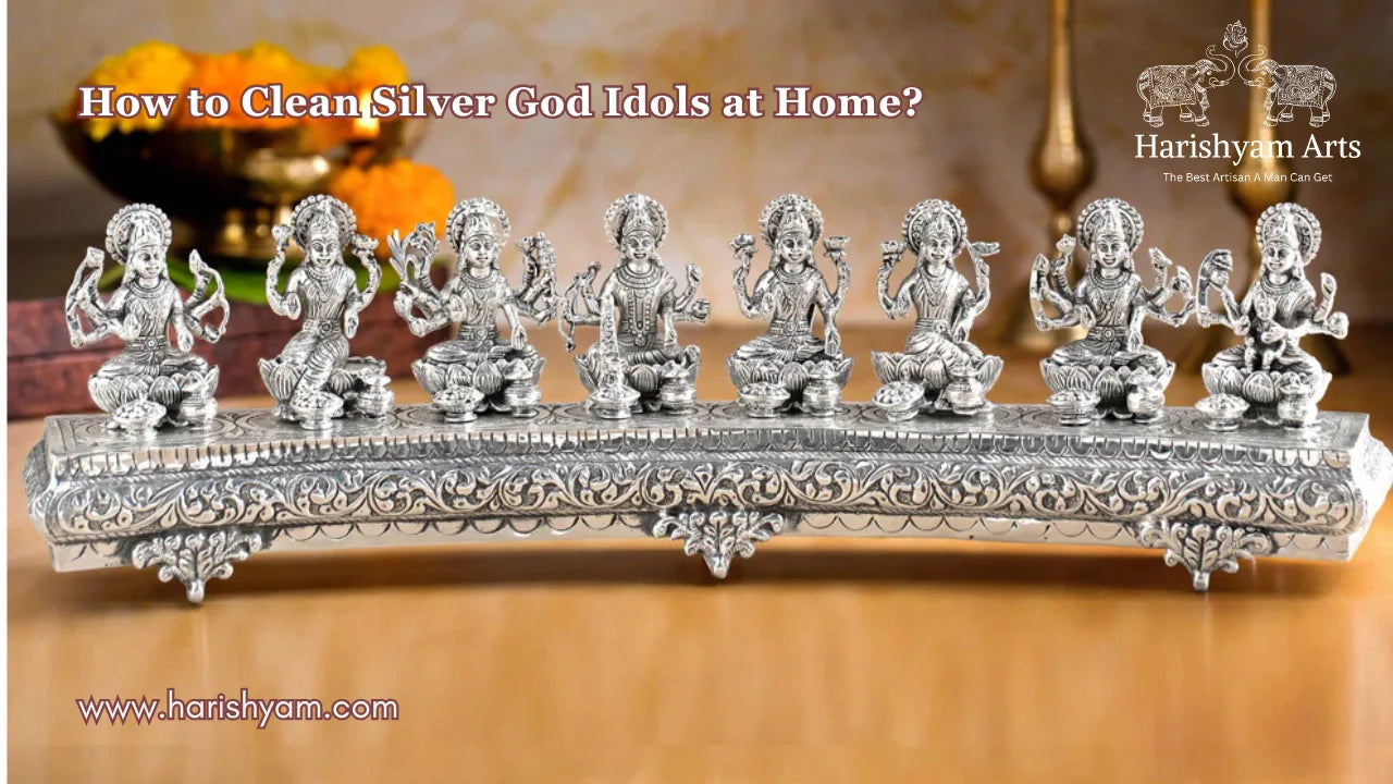 How to clean silver god idols at home