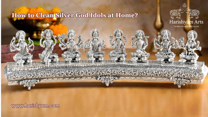 How to clean silver god idols at home