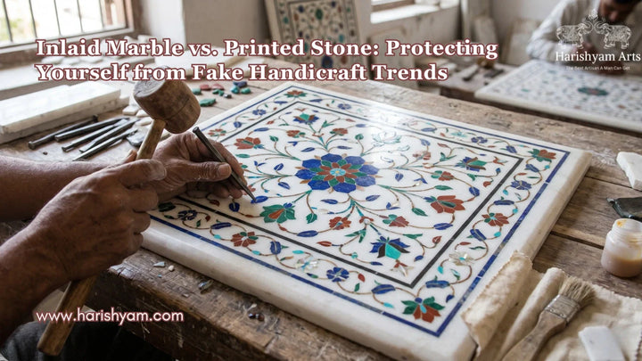 Inlaid Marble vs. Printed Stone: Protecting Yourself from Fake Handicraft Trends