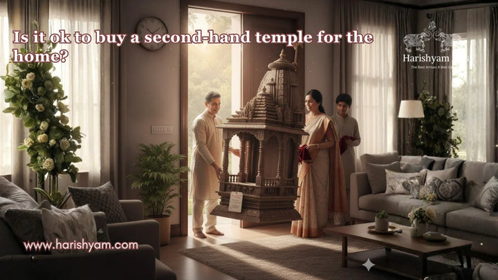 Is it ok to buy a second-hand temple for the home?