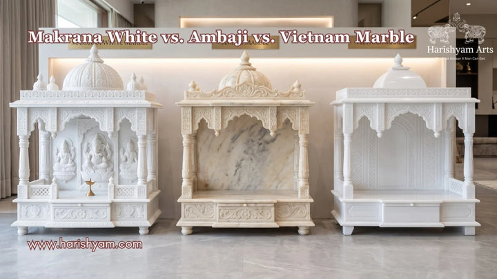 Makrana White vs. Ambaji vs. Vietnam Marble: Which Stone Truly Belongs in Your Home Mandir?