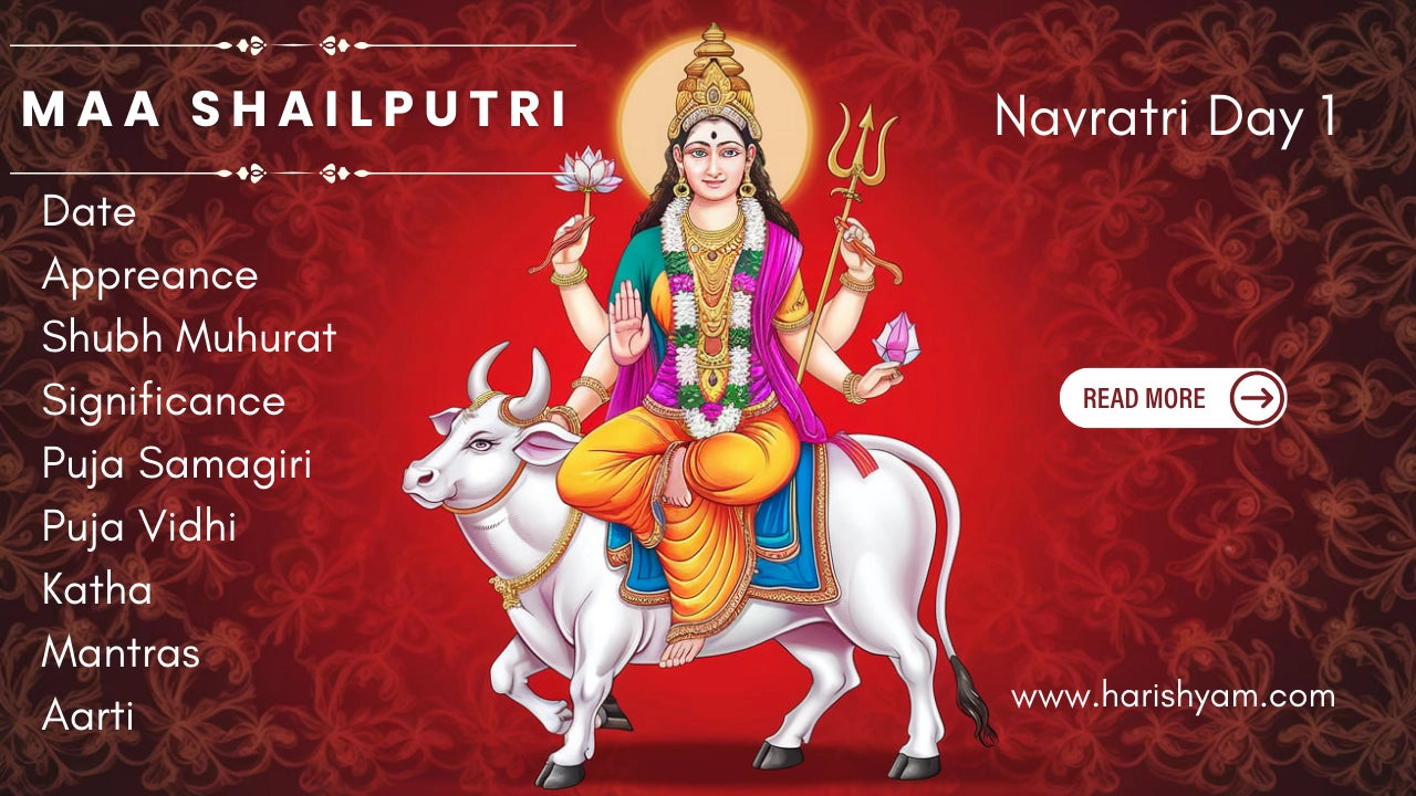 Sharad Navratri 2024 Day 1 Maa Shailputri Significance, Muhrat, Appearance, Puja Samagri, Vidhi, Katha, Aarti | शरद नवरात्रि 2024 दिन 1 मां शैलपुत्री, जानिए पूजा विधि, महत्व, मुहर्त, स्वरूप, पूजा सामग्री, विधि, कथा, मंत्र, आरती