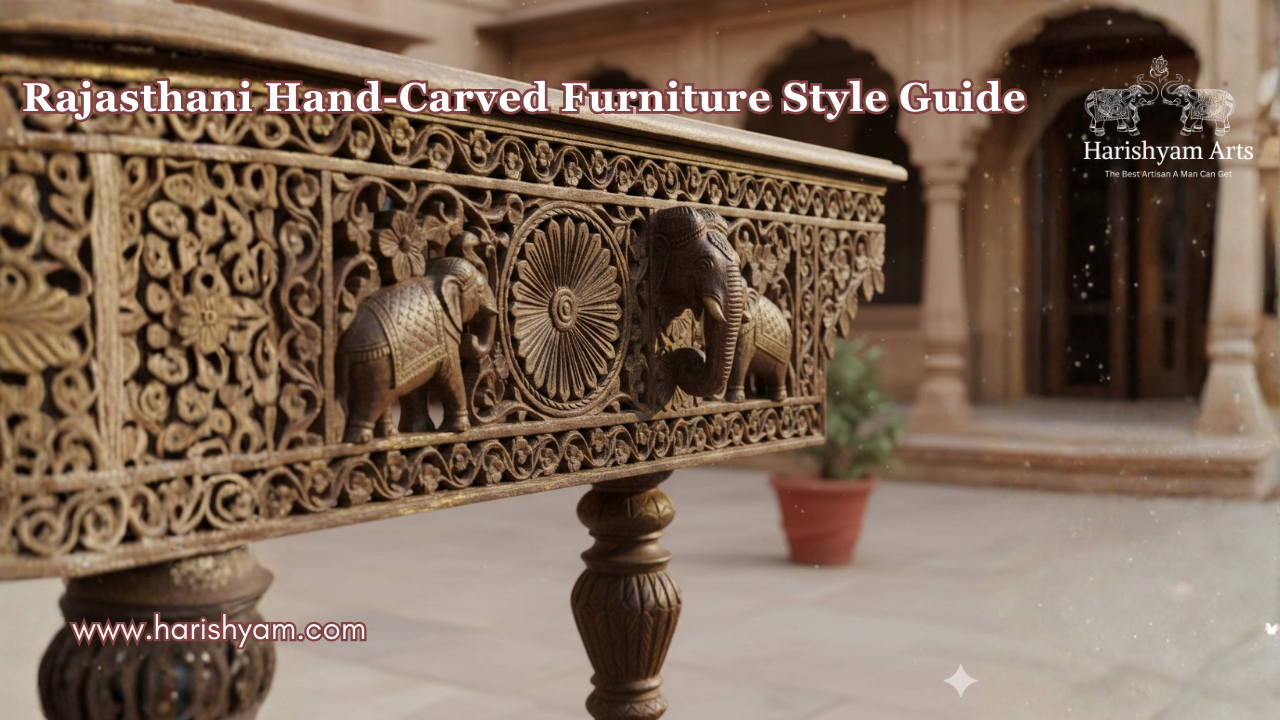 Rajasthani Hand-Carved Furniture Style Guide