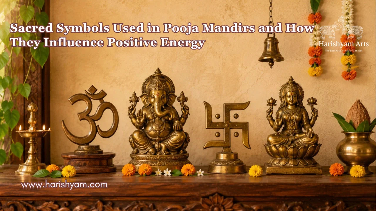 The Spiritual Significance of Sacred Symbols in Pooja Mandirs for Home