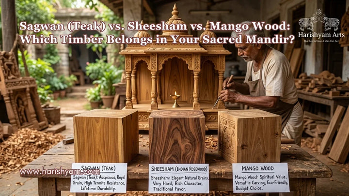 Sagwan (Teak) vs. Sheesham vs. Mango Wood: Which Timber Belongs in Your Sacred Mandir?