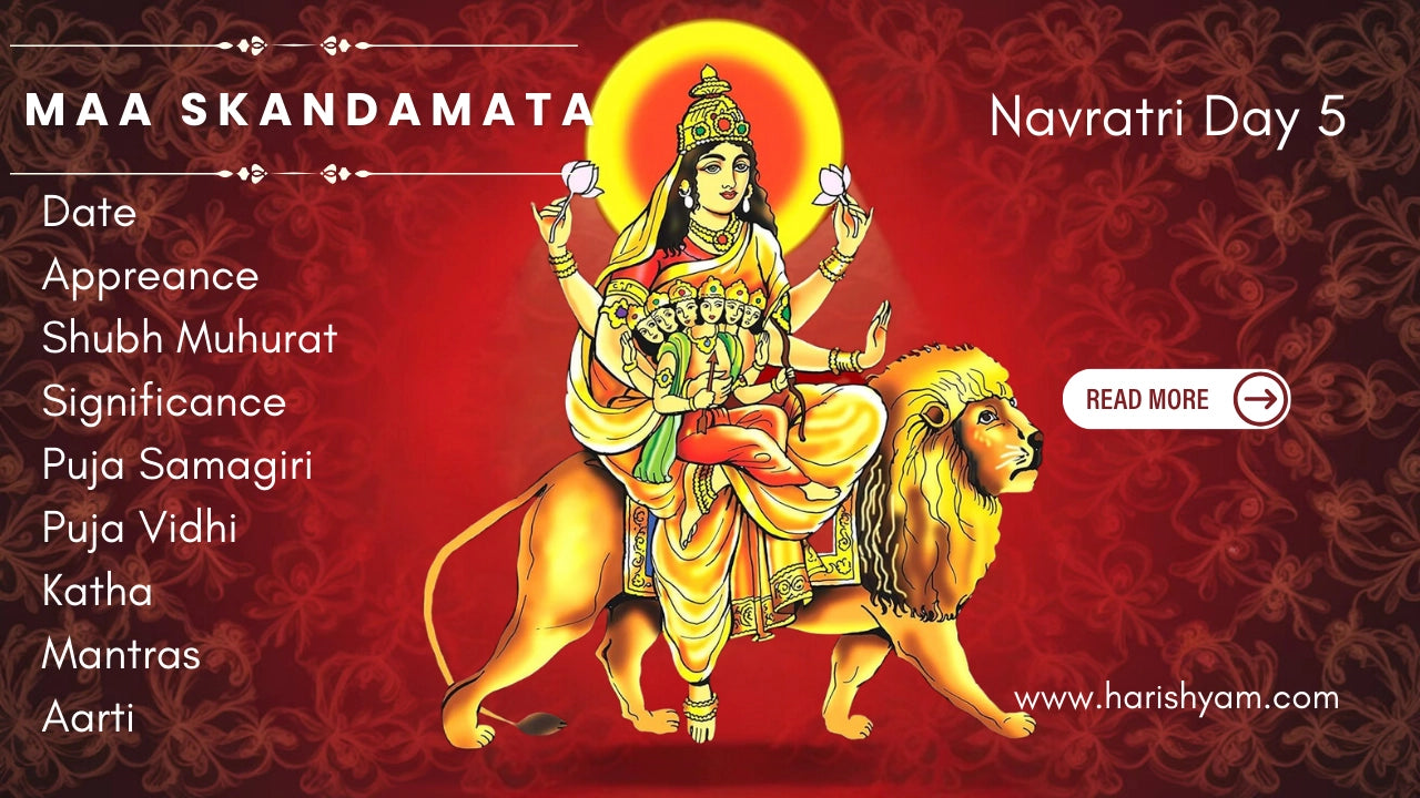 Sharad Navratri 2024 Day 5 Maa Skandamata Significance, Muhrat, Appearance, Puja Samagri, Vidhi, Katha, Aarti | शरद नवरात्रि 2024 दिन 5 मां स्कंदमाता, जानिए पूजा विधि, महत्व, मुहर्त, स्वरूप, पूजा सामग्री, विधि, कथा, मंत्र, आरती