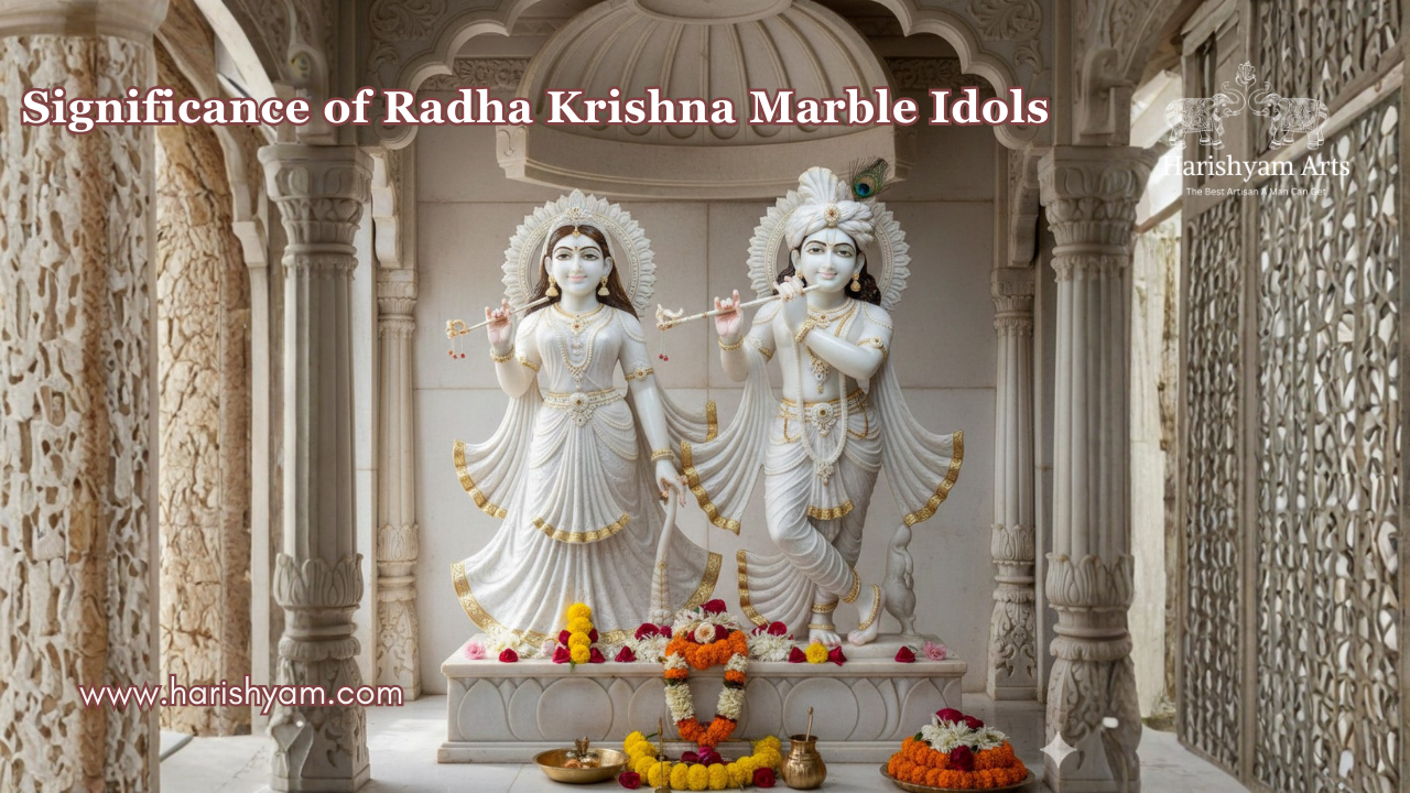Significance of Radha Krishna Marble Idols