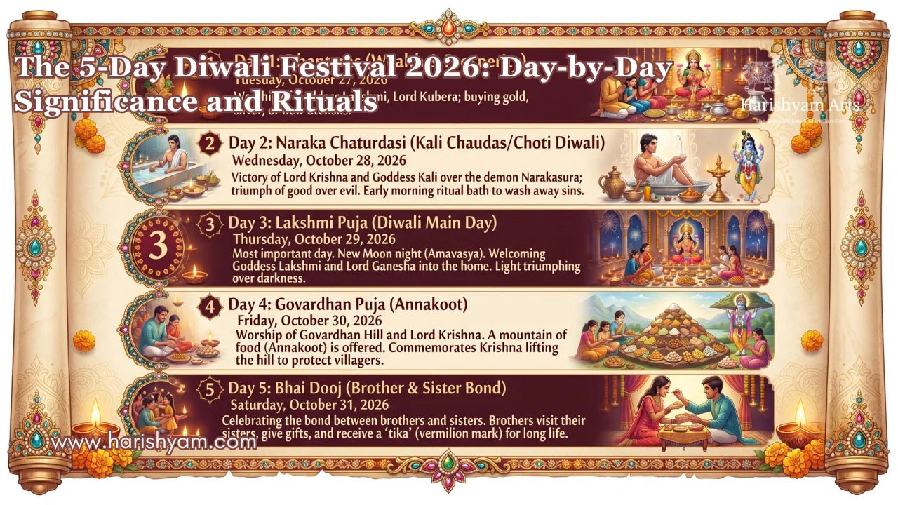 The 5-Day Diwali Festival 2026: Day-by-Day Significance and Rituals