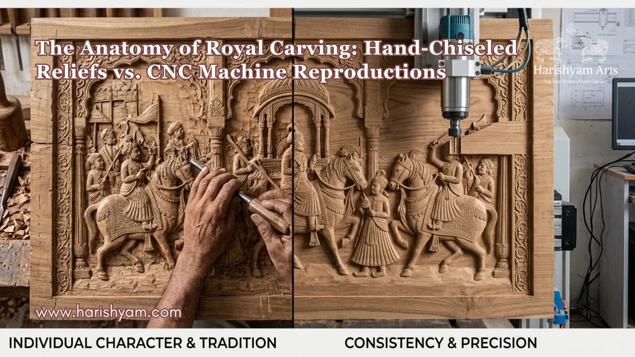 The Anatomy of Royal Carving: Hand-Chiseled Reliefs vs. CNC Machine Reproductions