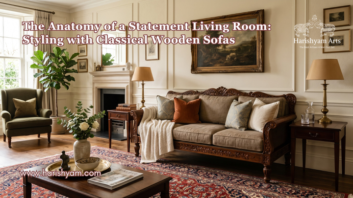 The Anatomy of a Statement Living Room: Styling with Classical Wooden Sofas