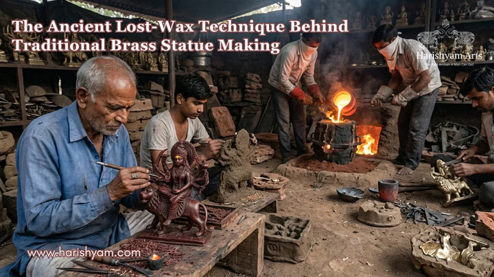 The Ancient Lost-Wax Technique Behind Traditional Brass Statue Making