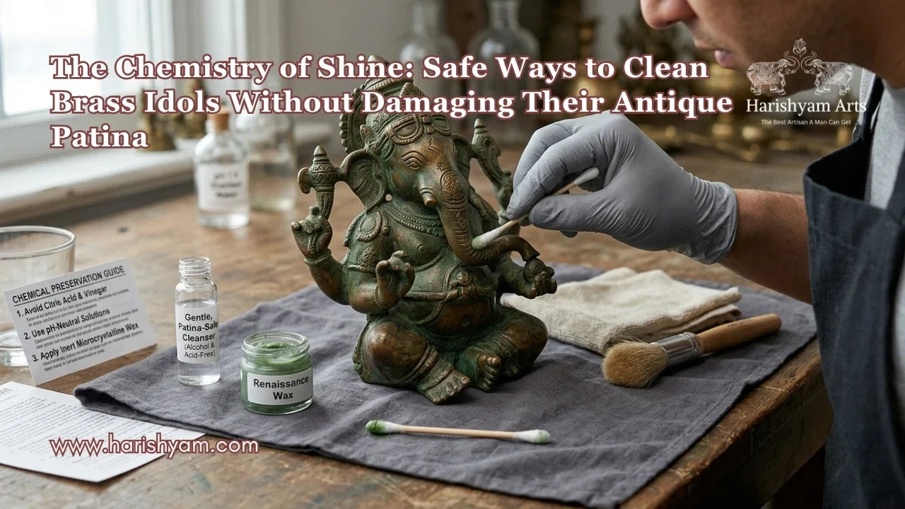 The Chemistry of Shine: Safe Ways to Clean Brass Idols Without Damaging Their Antique Patina