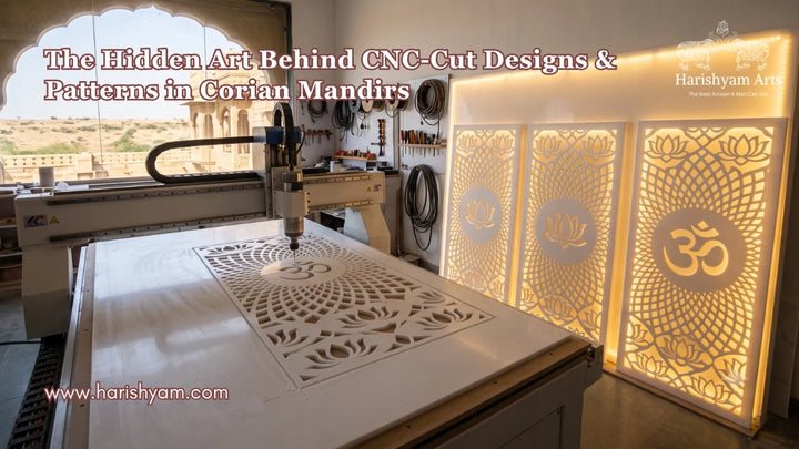 The Hidden Art Behind CNC-Cut Designs and Patterns in Corian Mandirs