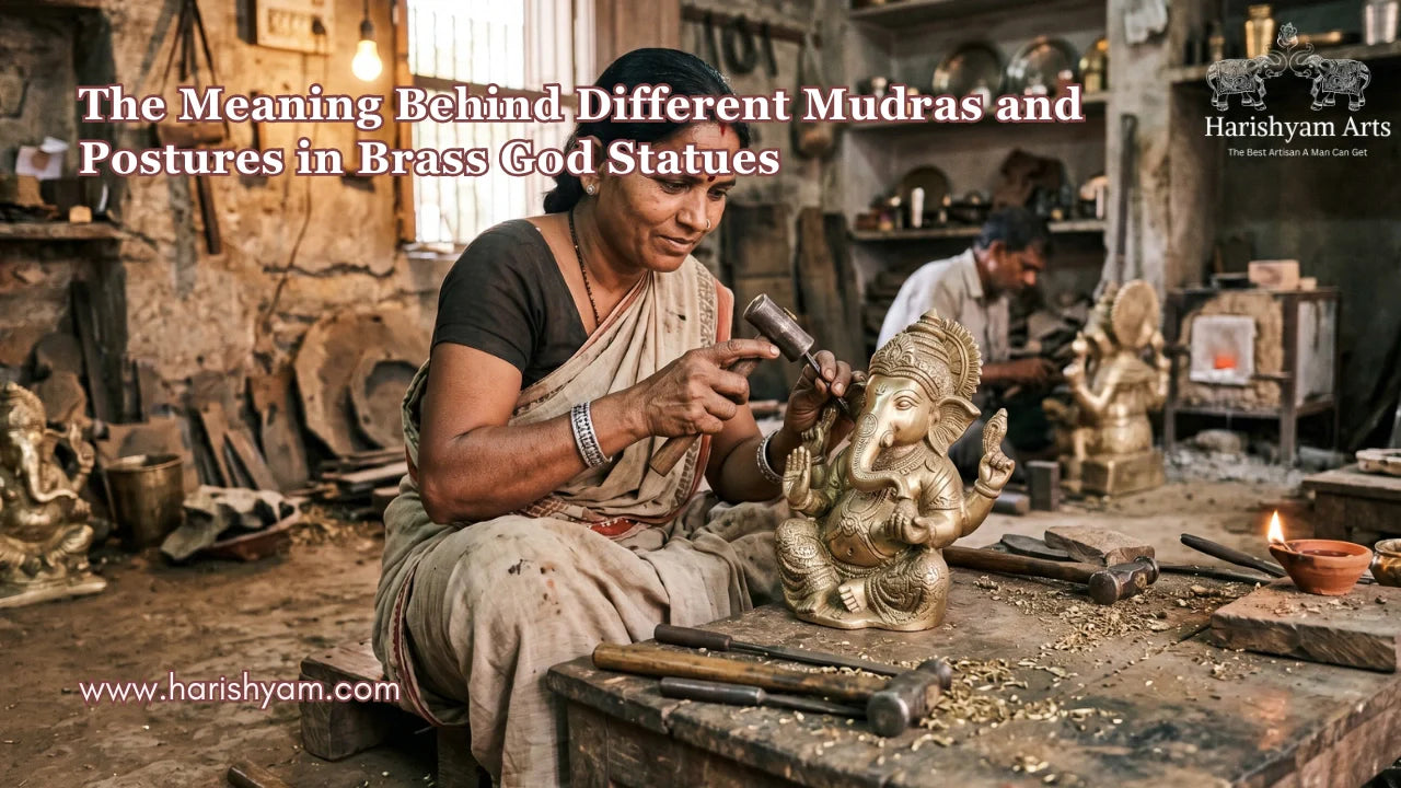 The Meaning Behind Different Mudras and Postures in Brass God Statues