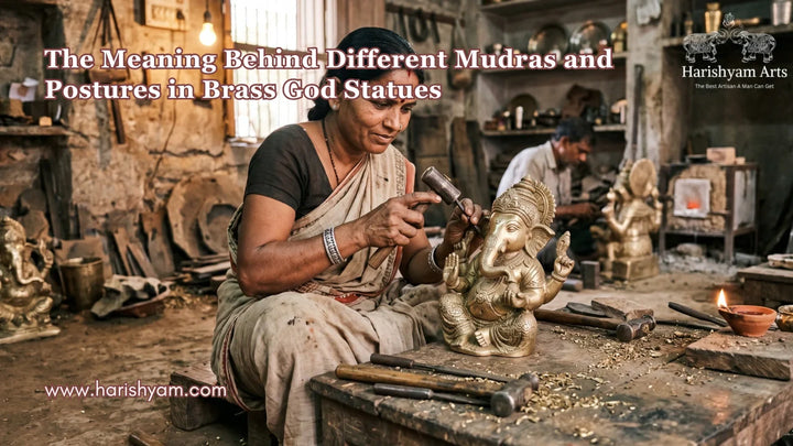 The Meaning Behind Different Mudras and Postures in Brass God Statues