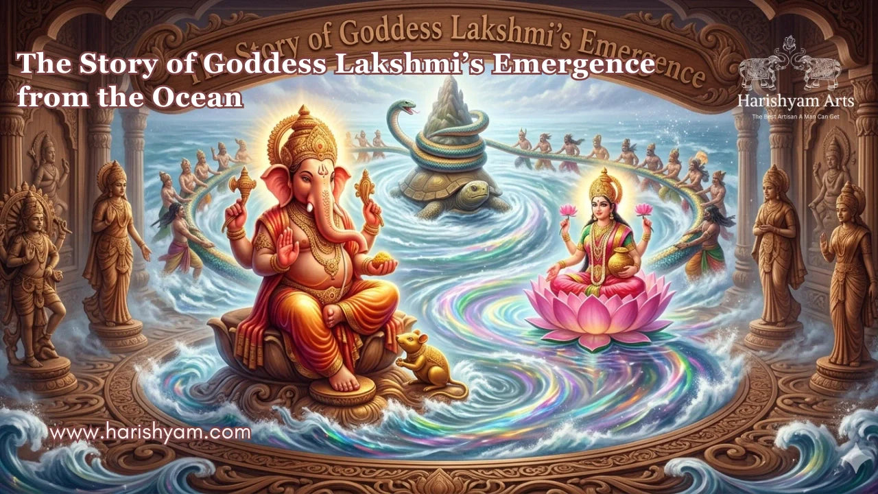 The Story of Goddess Lakshmi’s Emergence from the Ocean