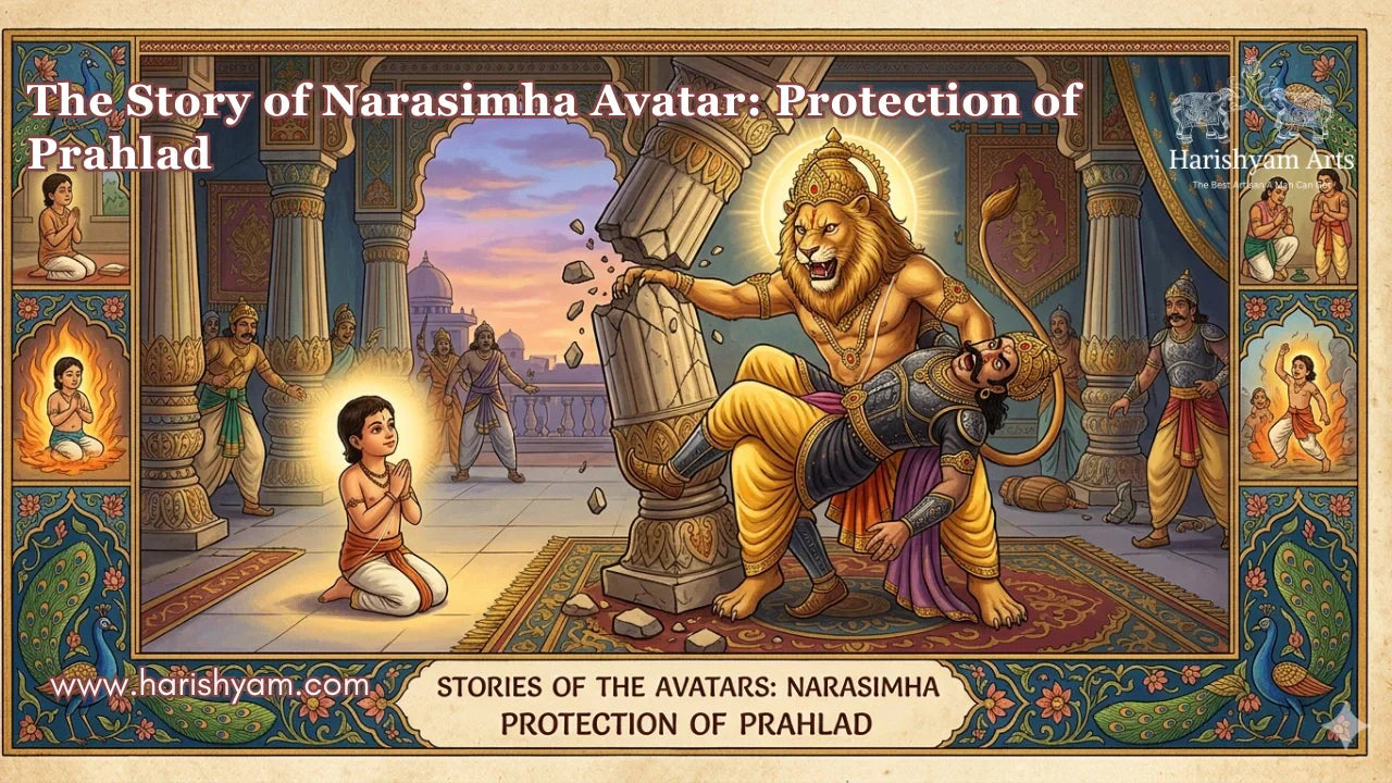 The Story of Narasimha Avatar: Protection of Prahlad