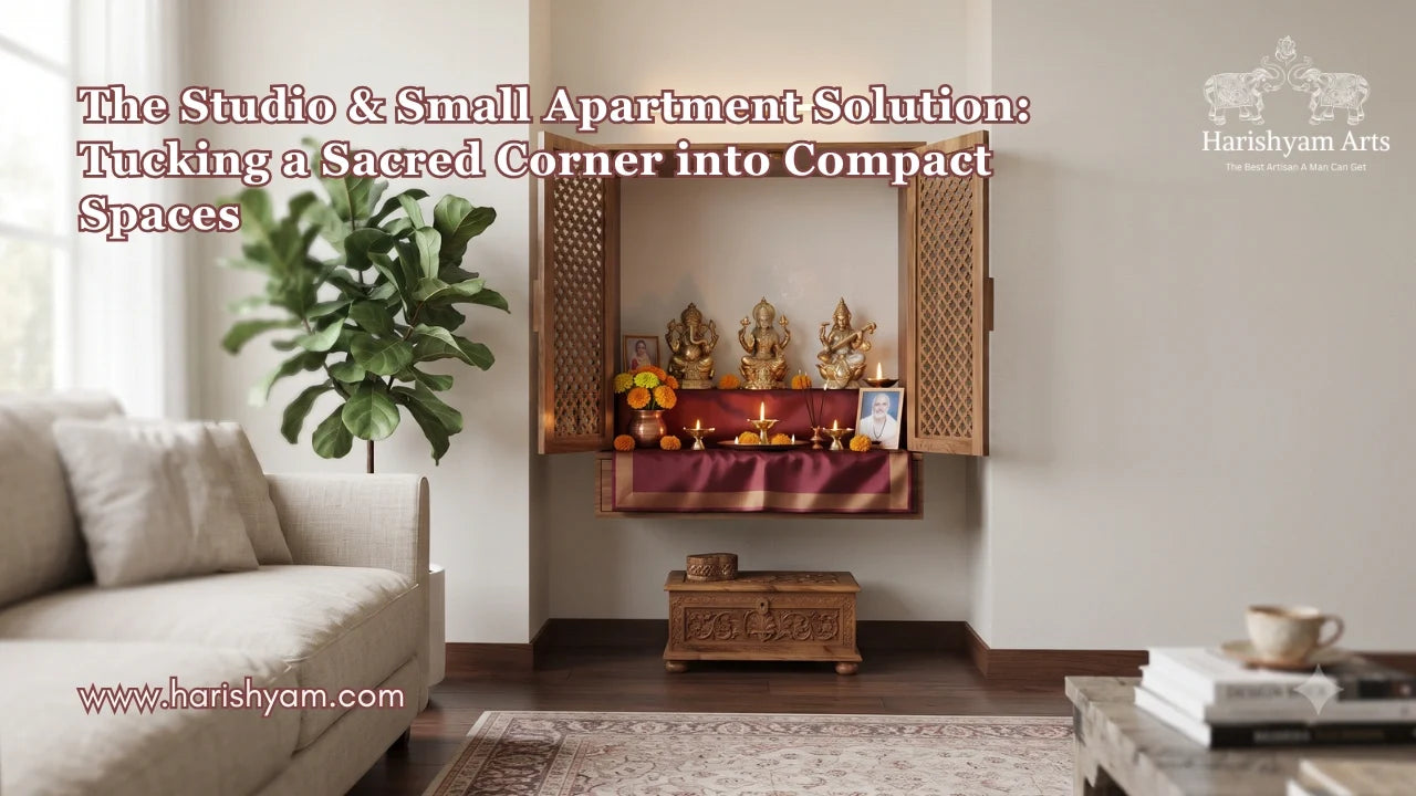 The Studio & Small Apartment Solution: Tucking a Sacred Corner into Compact Spaces