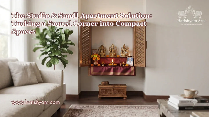 The Studio & Small Apartment Solution: Tucking a Sacred Corner into Compact Spaces