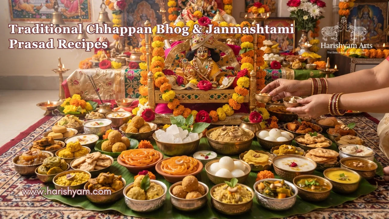 Traditional Chhappan Bhog & Janmashtami Prasad Recipes: A Divine Celebration of Flavors