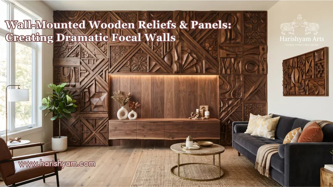 Wall-Mounted Wooden Reliefs & Panels: Creating Dramatic Focal Walls