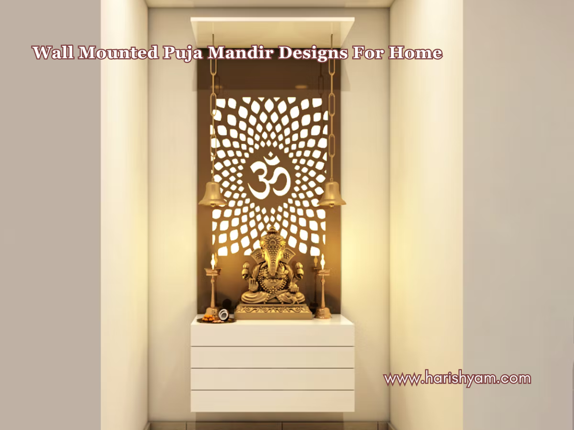 Wall Mounted Puja Mandir Designs For Home