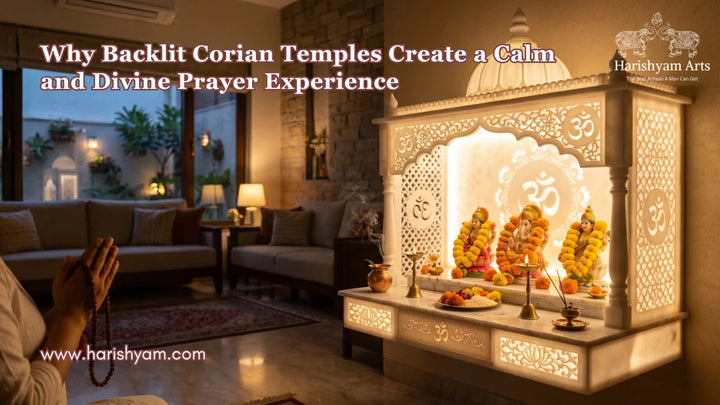 Why Backlit Corian Temples Create a Calm and Divine Prayer Experience