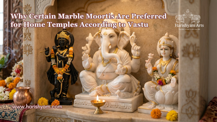 Why Certain Marble Moortis Are Preferred for Home Temples According to Vastu