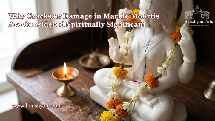 Why Cracks or Damage in Marble Moortis Are Considered Spiritually Significant