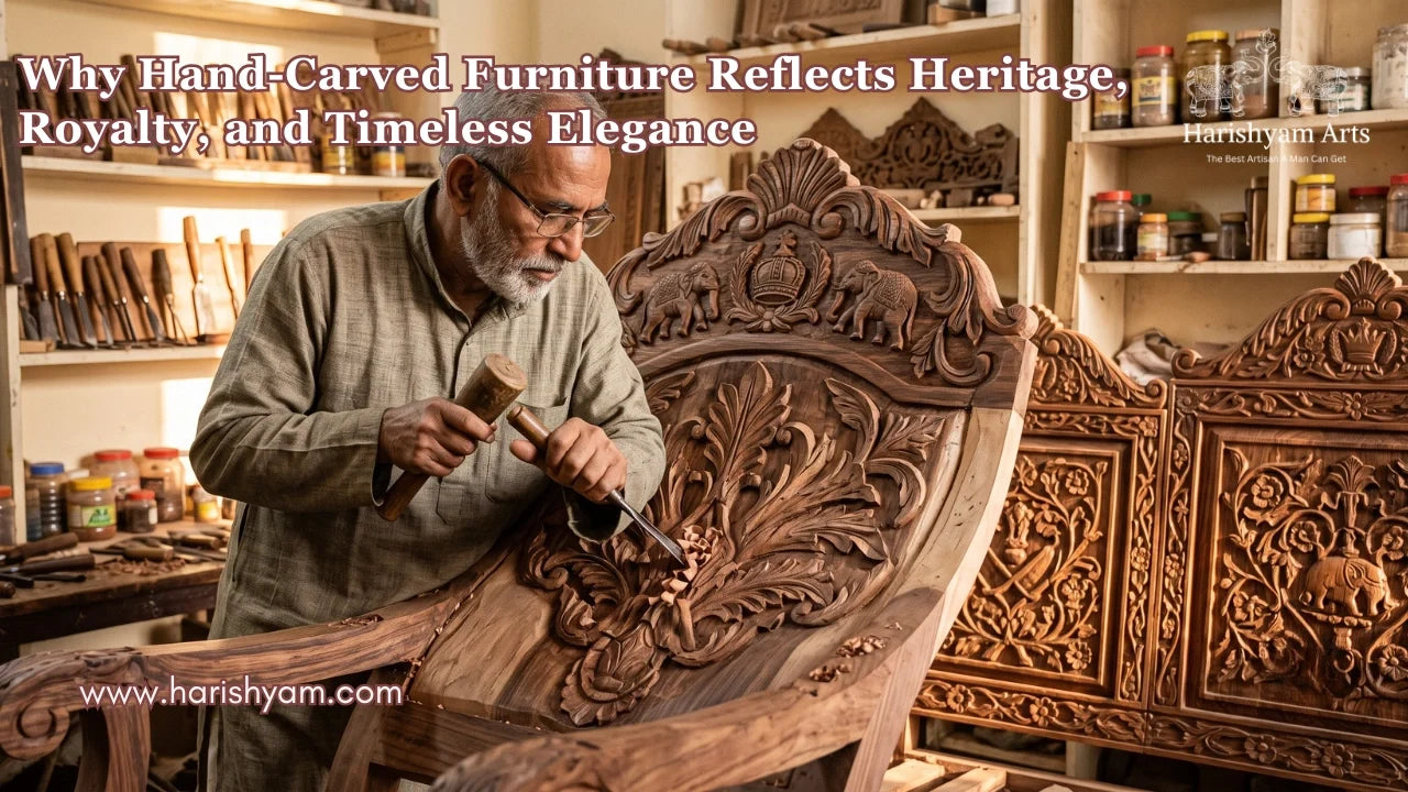 Why Hand-Carved Furniture Reflects Heritage, Royalty, and Timeless Elegance