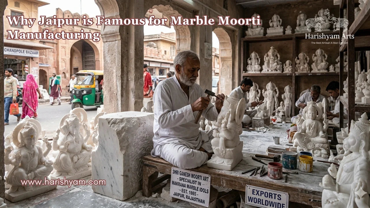 Why Jaipur is Famous for Marble Moorti Manufacturing