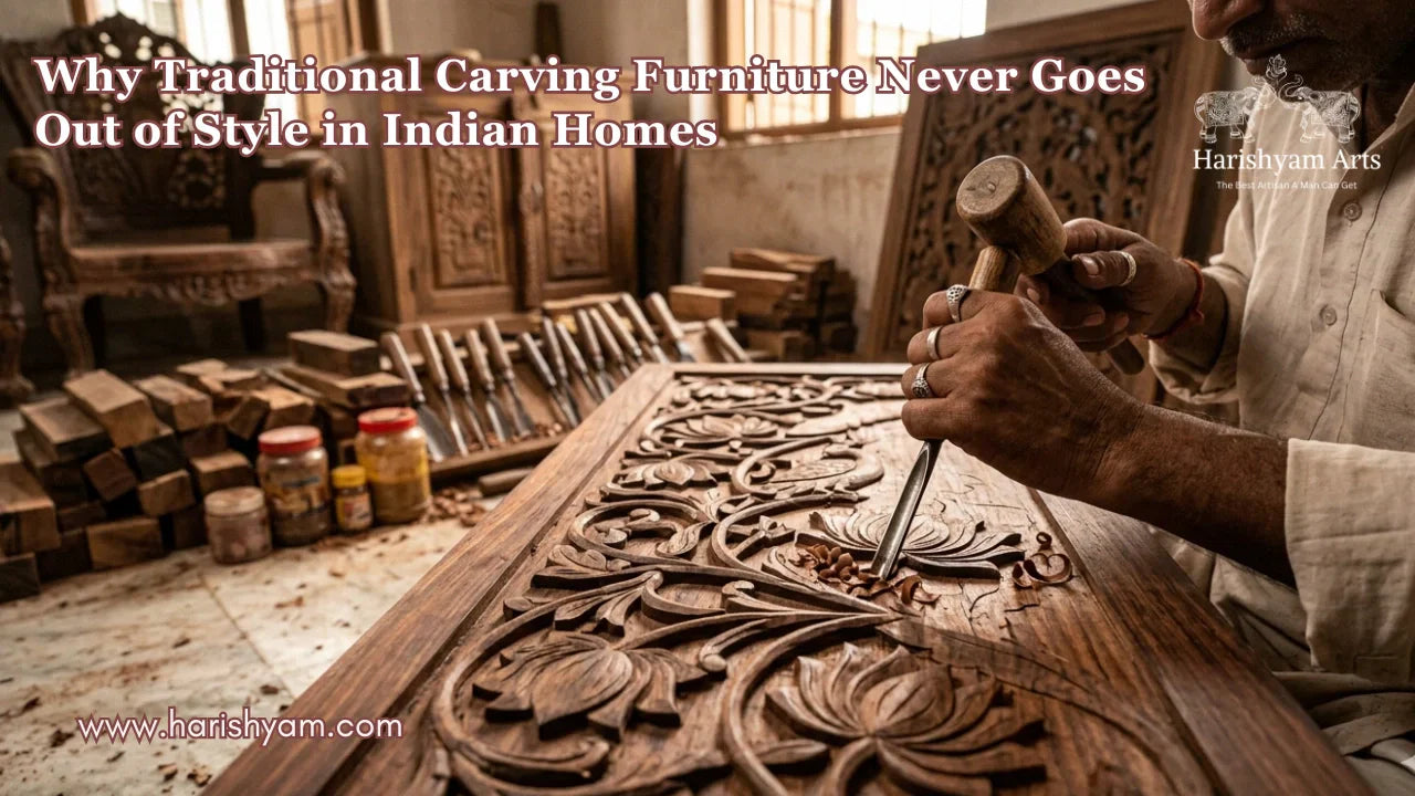 Why Traditional Carving Furniture Never Goes Out of Style in Indian Homes